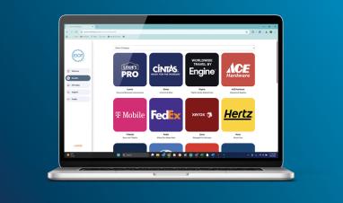 Laptop showing ESOP Rewards website