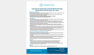 Policy Ask_Retire Through Ownership Act