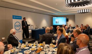 Sean Trende spoke at the ESOP PAC breakfast during TEA National Conference 2026