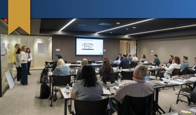 Attendees present during the Facilitator Certification Program