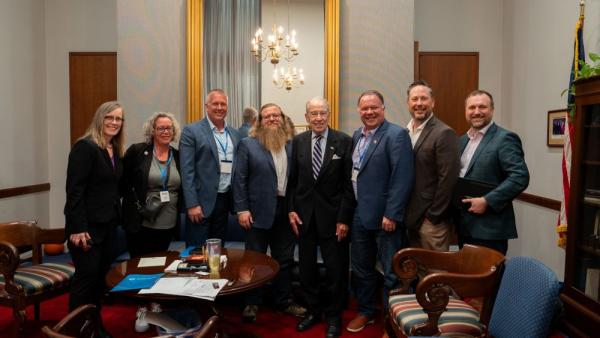 ESOP Advocacy Day 2025 Iowa/Nebraska Chapter with Senator Chuck Grassley