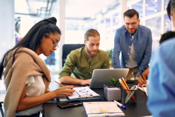 a-group-of-young-freelancers-working-in-a-coworking office