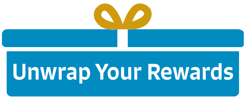 Unwrap Your Rewards Button