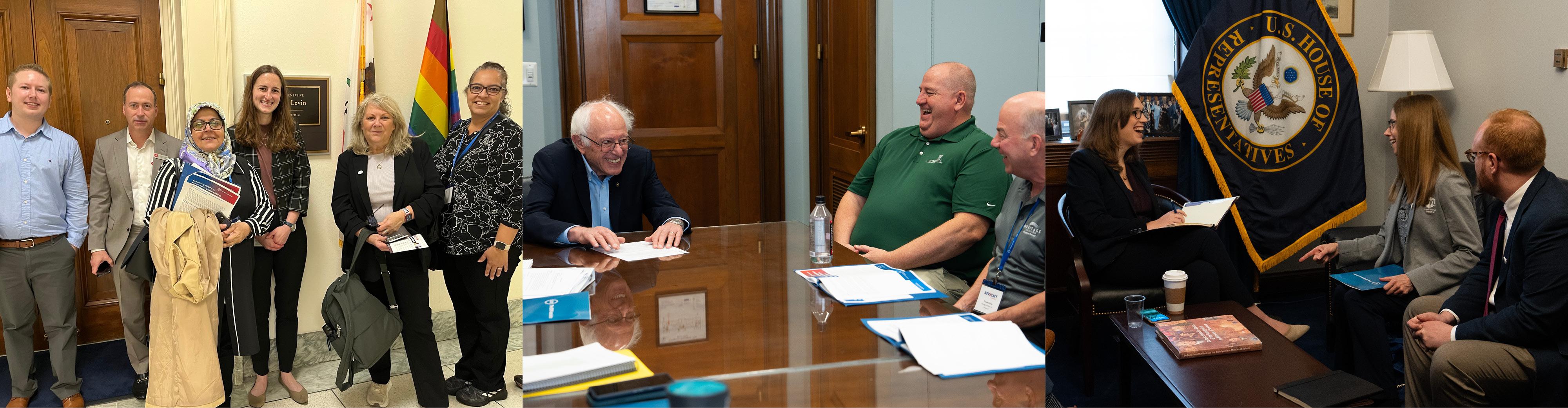 National Conference TEA members on capitol Hill